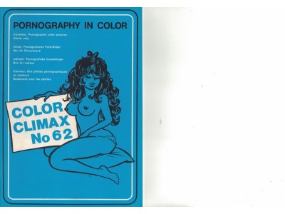 Color Climax  Nr. 62   XXX  Tid. 1975